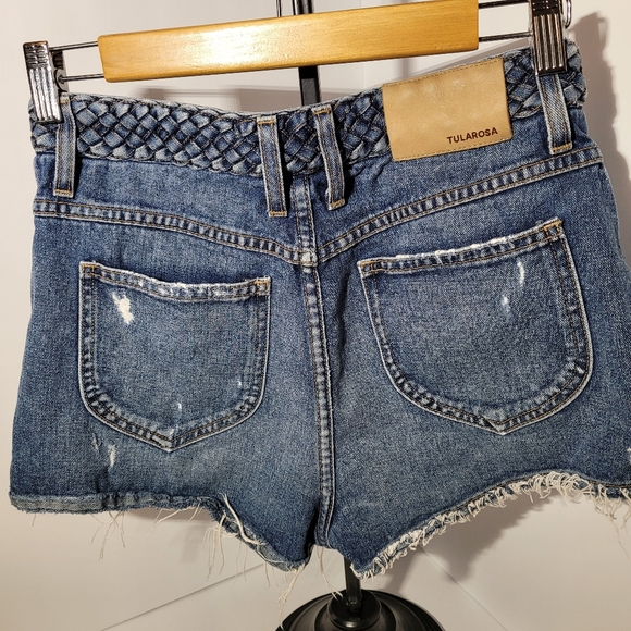Women’s Tularosa Denim High Rise Jean Short Shorts size 27 - Picture 2 of 10